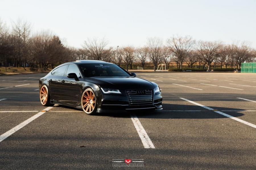  Audi RS7 Sportback on Vossen Wheels 2015 года  (фото 4 из 10)